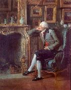 Henri Pierre Danloux Baron de Besenval in his Salon de Compagnie oil painting artist